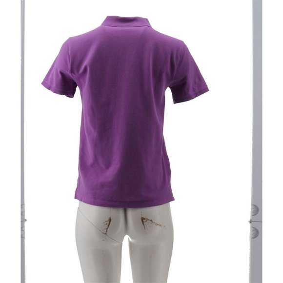 NWT LANDS' END WOMEN'S MESH SHORT SLEEVE POLO SHIRT‎ DEWBERRY (PURPLE) PXS - Picture 5 of 9